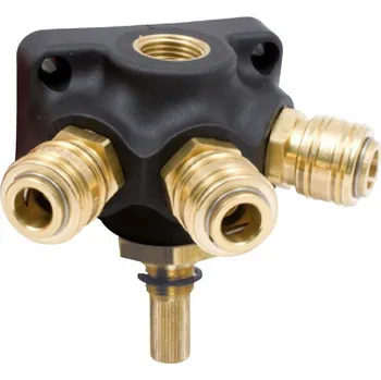 Vodovodní potrubí TECTITE Krabice pro odpouštění kondenzátu G1/2" - 3xrychlospojka