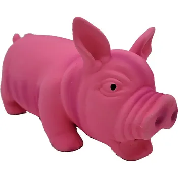 Hračka pro psa Zooroyal hračka pro psy latexové prase, 23 cm