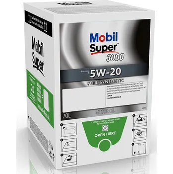 Motorový olej Motorový olej Mobil Super 3000 Formula F 5W-20, 20L - Bag in box
