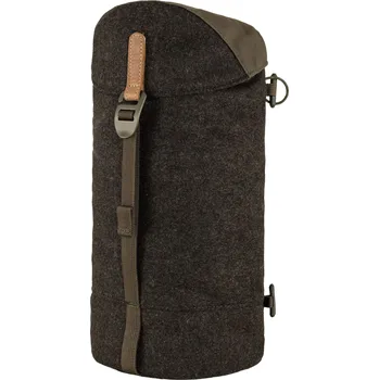 turistický batoh přídavná kapsa FJÄLLRÄVEN Värmland Wool Side Pocket, Dark Olive-Brown