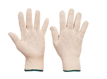 Pracovní rukavice CERVA Auklet bavlněné bílé