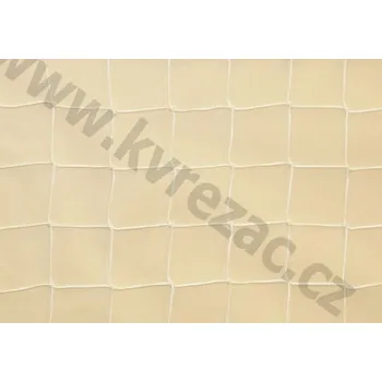 Pletivo síť 2,30 x 5,50m bílá neobšitá PP 4mm, oko 15cm, 4 mm PP, 15 x 15 cm, Bílá, Ochranné sítě v m2, Skladem, 89 - polypropylenová uzlová síťovina o síle šňůrky 4mm