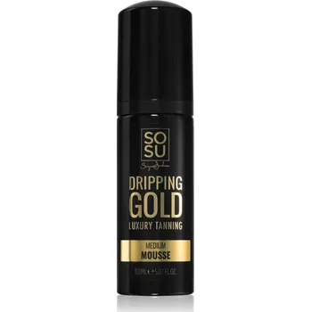 Samoopalovací přípravek SOSU Cosmetics Dripping Gold Luxury samoopalovací pěna 150 ml Medium