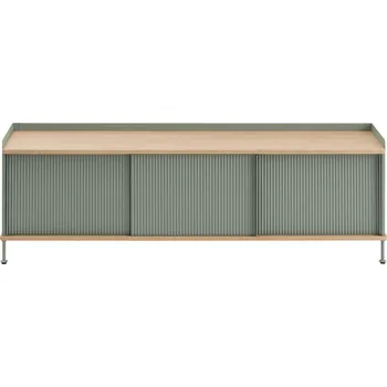 Komoda Muuto Komoda Enfold Sideboard 186x48, oak/dusty green