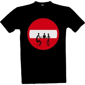 Pánská móda Tričko s potiskem Pánské tričko černé pánské