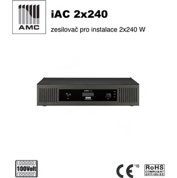Hi-Fi Zesilovač AMC výkonový zesilovač pro instalace 2x240W - iAC 2x240
