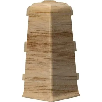 soklová lišta PRODOMOS line VNĚJŠÍ ROH pro PVC soklovou lištu 70 mm