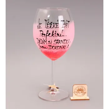 Sklenice MAXI VÍNOVKA - jsem dokonalá