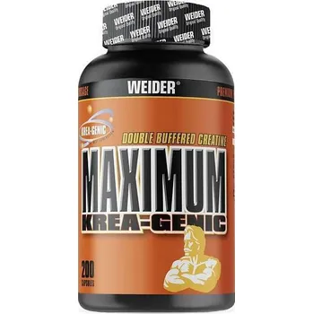 Kreatin Weider Maximum Krea-Genic, 200 kapslí, exp. 1/26
