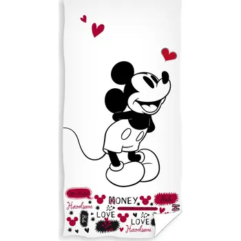 Carobotex Dětská osuška Zamilovaný Mickey 70x140cm
