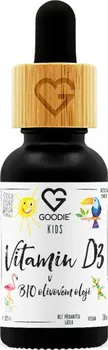 Goodie Kids vitamín D3 v BIO extra panenském olivovém oleji 400 IU 30 ml