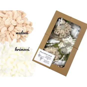 MoVe balíček Girlanda Girlanda: 02 Krémová + medová