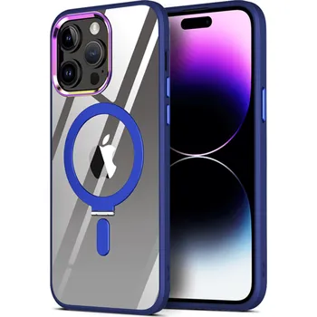 Plastový obal MagSafe se stojánkem pro Apple iPhone 11 Pro - tmavě modrý