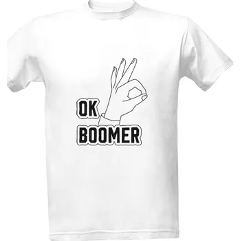 Pánská móda Tričko s potiskem OK boomer pánské