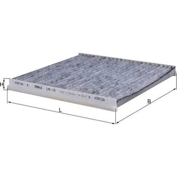 Ventilátor topení a klimatizace Filtr, vzduch v interiéru KNECHT LAK 131