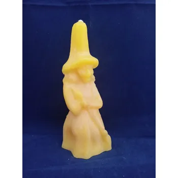 Svíčka Svíčka figurální Čarodějnice žlutá