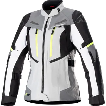 Moto bunda Alpinestars Stella Bogota Pro Drystar Ice Gray/Dark Gray/White 2023 XXL