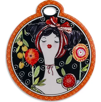 Pánev Egan LE PUPAZZE Podložka pod hrnce černá 16x18 cm