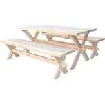 Zahradní set dřevěná OLD borovice