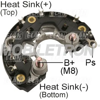 Alternátor Diodový blok alternátoru Bosch 0124225001 / F00M113200