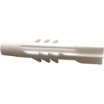 Spojovací materiál Hmoždinka stavební hranatá 6 mm - bílá