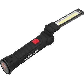 Svítilna Qiim HT 4025-3 COB led nabíjecí přes USB pracovní lampa, velká (Pracovní svítilna COB LED | Nabíjecí svítilna | Silná svítilna | Magnetická svítilna | Svítilna do dílny | Univerzální svítilna)