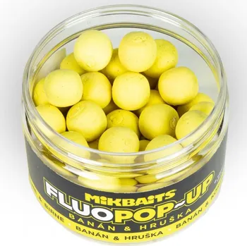 Nástraha Plovoucí boilies Mikbaits FLUO 14mm Příchutě: Banán & Hruška