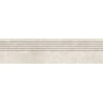 Obklad Aulla grey str - schodovka rektifikovaná 29,6x119,8 šedá 6005269