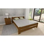 Postel z masivu Union 140x200 cm dub + rošt ZDARMA