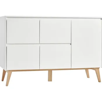 Komoda Bílá dětská komoda se zásuvkami Pinio Swing, 148 x 92 cm ID_1420371