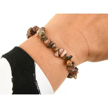 Náramek Rodonit náramek sekané tvary