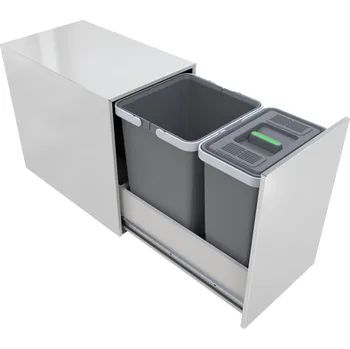 Odpadkový koš Elletipi Vestavný odpadkový koš Elletipi STREET 2.0. - výsuvný, v boxu, 12+8 L, PA2 INL424326A, PA2 INL424326A