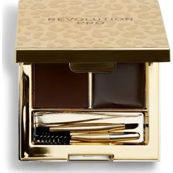 Make-up MAKE-UP REVOLUTION Makeup Revolution - Ultimate Brow Sculpt Kit Medium Brown