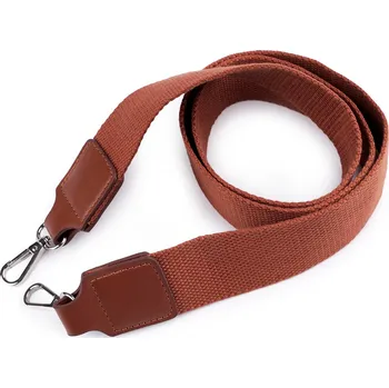 Stoklasa Popruh na tašku s karabinami 113 cm hnědý