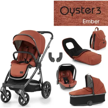 Kočárek Kočárek BabyStyle Oyster3 luxusní set 6 v 1 Ember 2024