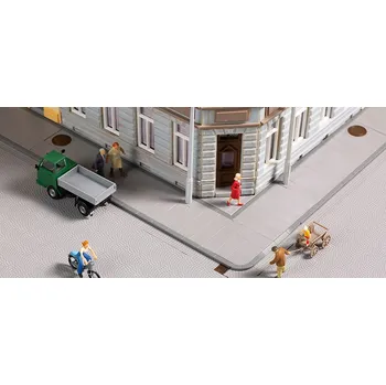 Modelářství AUHAGEN 42657 H0/TT Chodníkové desky 92x23mm 9ks s příslušenstvím AU42657