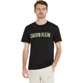 Pánské tričko CALVIN KLEIN PÁNSKÉ TRIČKO T-SHIRT S/S CREW NECK BLACK 000NM1959E C7S Velikost: M