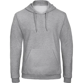 Dámská mikina B&C Unisex mikina přes hlavu WUI24 Heather Grey XS