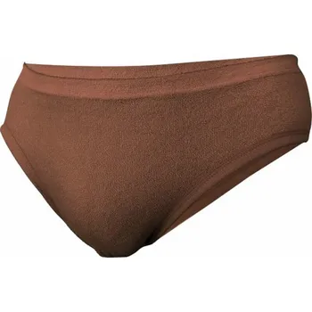 Pánské spodní prádlo Pánské froté slipy BOR 901 tm.hnědá M