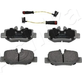 Brzdová destička Sada brzdových destiček, kotoučová brzda ASHIKA 51-00-0529