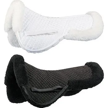 Tlumící podložka pod sedlo - pravý beránek Harry's Horse bílá