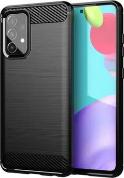 Pouzdro na mobilní telefon Forcell Carbon Case pro Samsung Galaxy A53 5G černé 