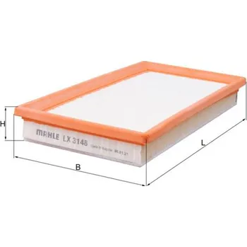 Vzduchový filtr Vzduchový filtr MAHLE LX 3148