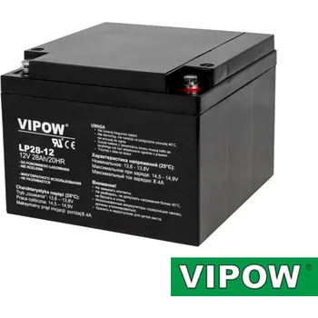 Záložní baterie Baterie olověná 12V 28Ah VIPOW