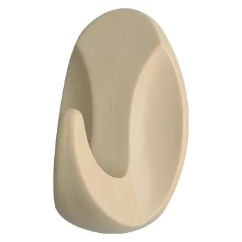 Věšák Háček samolepící QF typ 2, plast, slonová kost, 2ks