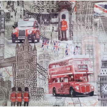 Nákupní taška Nákupní taška skládací se zipem NY, Paříž, Londýn