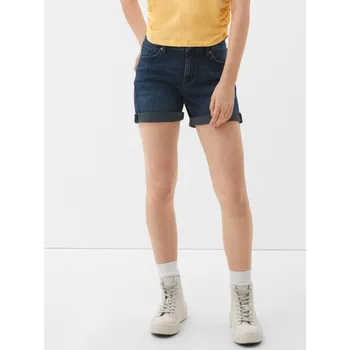 Dámské tričko Q/S s.Oliver dámské džínové kraťasy Abby tmavě modré Velikost: 34