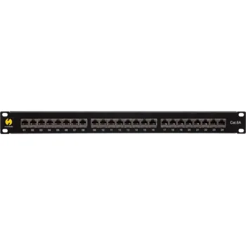 Patch panel NetRack Patch panel 19 24portový Kat. 6A FTP (104-19)