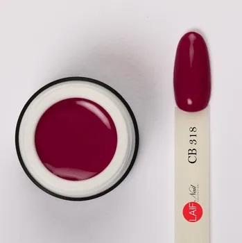 Umělé nehty Laif Barevný UV/LED gel vínový CB 318 Fashion 6ml