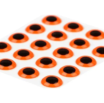 Sybai 3D Epoxy Eyes Fluo Orange 7mm